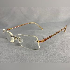 Sama Rush Brown Tortoise Titanium Eyeglasses 50-20-145